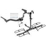 Trailer Hitch For 13-21 Nissan Pathfinder 14-21 Infiniti QX60 2013 JX35 Platform Style 2 Bike Rack w/ Anti Rattle Hitch Lock