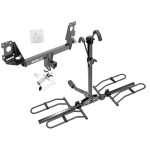 Trailer Tow Hitch For 17-25 Audi Q7 Platform Style 2 Bike Rack w/ Anti Rattle Hitch Lock