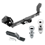 Trailer Tow Hitch For 16-18 Buick Envision Receiver w/ 1-7/8" and 2" Ball