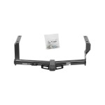 Trailer Tow Hitch w/ 4 Bike Rack For 16-17 Subaru Crosstrek 13-15 XV Crosstrek except Hybrid tilt away adult or child arms fold down carrier