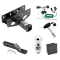 Trailer Tow Hitch For 07-18 Jeep Wrangler JK Except Right Hand Drive Deluxe Package Wiring 2" Ball and Lock