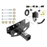 Trailer Tow Hitch For 18-22 Jeep Wrangler JL All Styles Complete Package w/  Wiring and 2 Ball