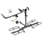 Trailer Tow Hitch For 11-20 Toyota Sienna Platform Style 2 Bike Rack w/ Anti Rattle Hitch Lock