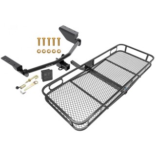 Trailer Tow Hitch For 13-18 Toyota RAV4 Basket Cargo Carrier Platform Hitch Lock and Cover