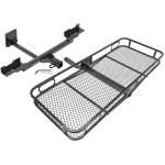 Trailer Tow Hitch For 12-19 Mercedes-Benz GLE350 ML350 Basket Cargo Carrier Platform w/ Hitch Pin