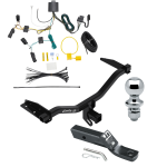 Trailer Tow Hitch For 18-20 GMC Terrain Diesel Complete Package w/ Wiring and 1-7/8" Ball