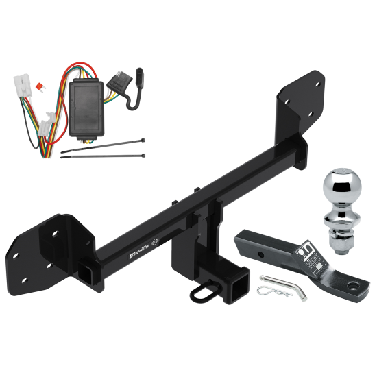 Trailer Tow Hitch For 10-19 Subaru Outback Wagon Except Sport Complete Package w/ Wiring and 1-7/8" Ball