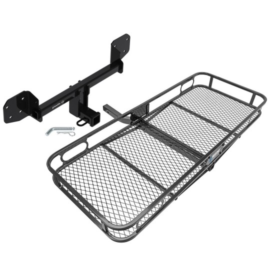 Trailer Tow Hitch For 10-19 Subaru Outback Wagon Except Sport Basket Cargo Carrier Platform w/ Hitch Pin