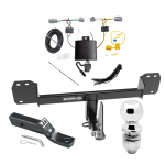 Trailer Tow Hitch For 19-23 Volvo XC40 Complete Package w/ Wiring and 2" Ball