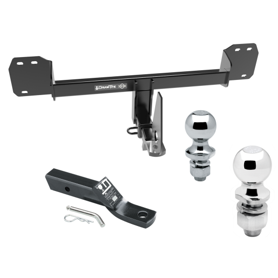 Trailer Tow Hitch For 19-23 Volvo XC40 2" Receiver w/ 1-7/8" and 2" Ball