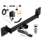 Trailer Tow Hitch For 18-23 Land Rover Range Rover Velar Complete Package w/ Wiring and 1-7/8" Ball