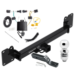 Trailer Tow Hitch For 18-23 Land Rover Range Rover Velar Complete Package w/ Wiring and 2" Ball