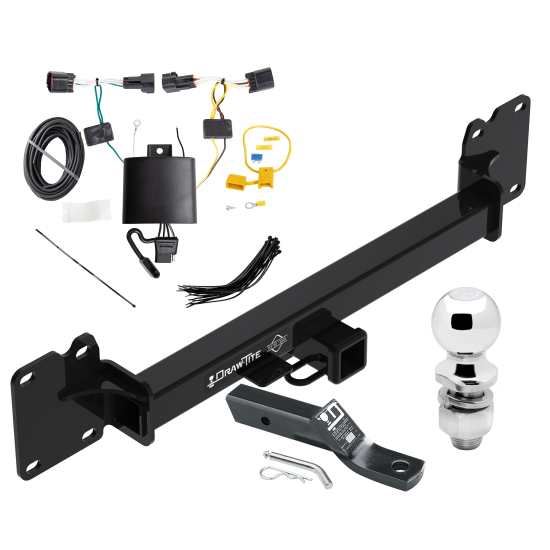 Trailer Tow Hitch For 18-23 Land Rover Range Rover Velar Complete Package w/ Wiring and 2" Ball