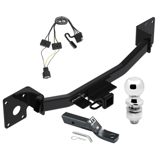 Trailer Tow Hitch For 19-24 Cadilac XT4 Complete Package w/ Wiring and 2" Ball