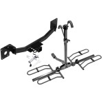 Trailer Tow Hitch For 19-24 Cadilac XT4 Platform Style 2 Bike Rack w/ Anti Rattle Hitch Lock