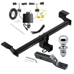 Trailer Tow Hitch For 20-22 Ford Escape All Styles Complete Package w/ Wiring and 1-7/8" Ball