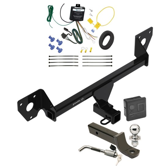 Trailer Tow Hitch For 20-23 Buick Encore GX All Styles Deluxe Package Wiring 2" Ball Mount and Lock