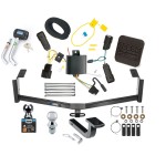 Reese Trailer Tow Hitch For 13-20 Ford Fusion Except Sport Ultimate Bundle Wiring 1-7/8" & 2" Ball and Lock