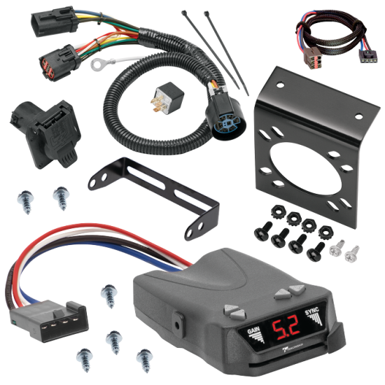 For 2006-2006 Lincoln Mark LT 7-Way RV Wiring + Tekonsha Brakeman IV Brake Control + Plug & Play BC Adapter (For (Built Before 8/2005) Models) By Tekonsha