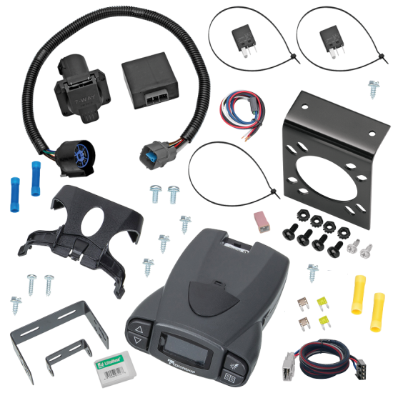 For 2009-2014 Honda Ridgeline 7-Way RV Wiring + Tekonsha Prodigy P3 Brake Control + Plug & Play BC Adapter By Tekonsha