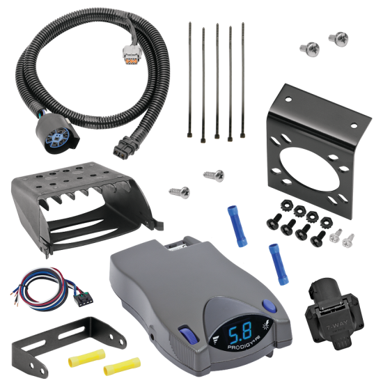 For 2009-2012 Suzuki Equator 7-Way RV Wiring + Tekonsha Prodigy P2 Brake Control (For w/Factory Tow Package Models) By Tekonsha