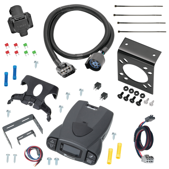 For 2013-2016 GMC Acadia 7-Way RV Wiring + Tekonsha Prodigy P3 Brake Control + Plug & Play BC Adapter By Tekonsha