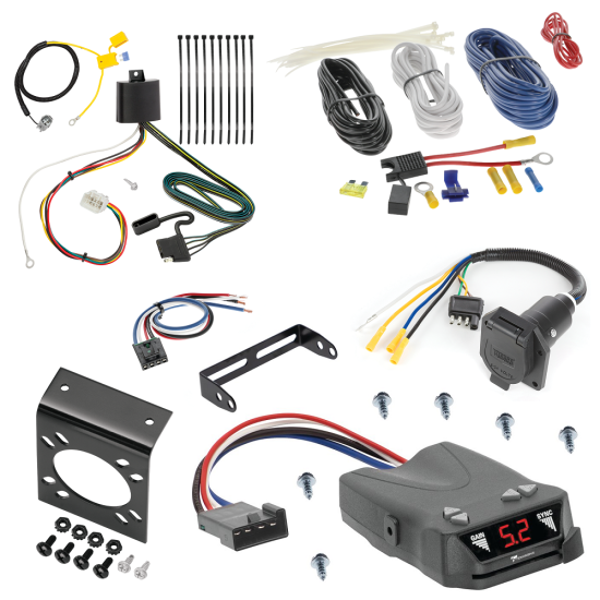 For 2016-2021 Mitsubishi Outlander 7-Way RV Wiring + Tekonsha Brakeman IV Brake Control + Generic BC Wiring Adapter (Excludes: Outlander Sport or PHEV Models) By Tekonsha