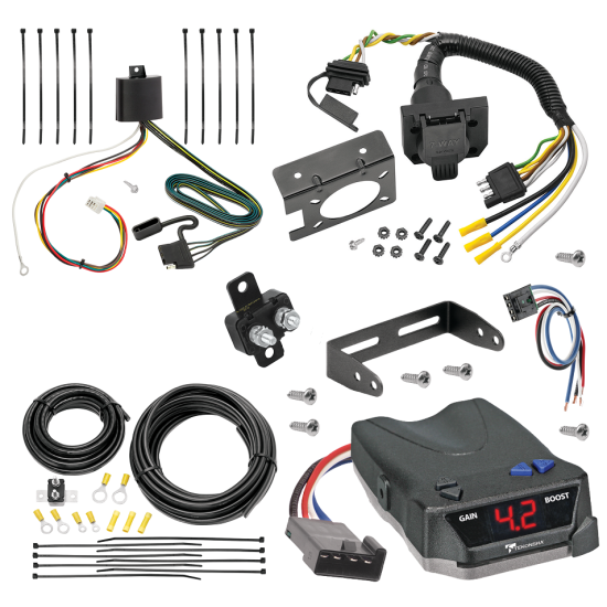 For 2016-2023 Mazda CX-9 7-Way RV Wiring + Tekonsha BRAKE-EVN Brake Control + Generic BC Wiring Adapter By Tekonsha