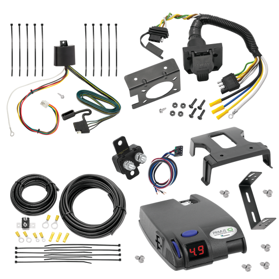 For 2016-2023 Mazda CX-9 7-Way RV Wiring + Tekonsha Primus IQ Brake Control By Tekonsha