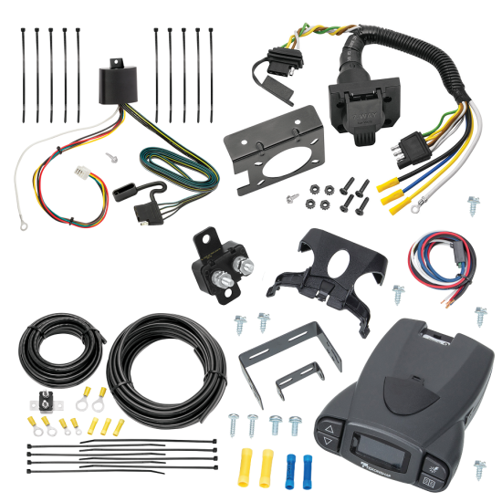 For 2016-2023 Mazda CX-9 7-Way RV Wiring + Tekonsha Prodigy P3 Brake Control By Tekonsha