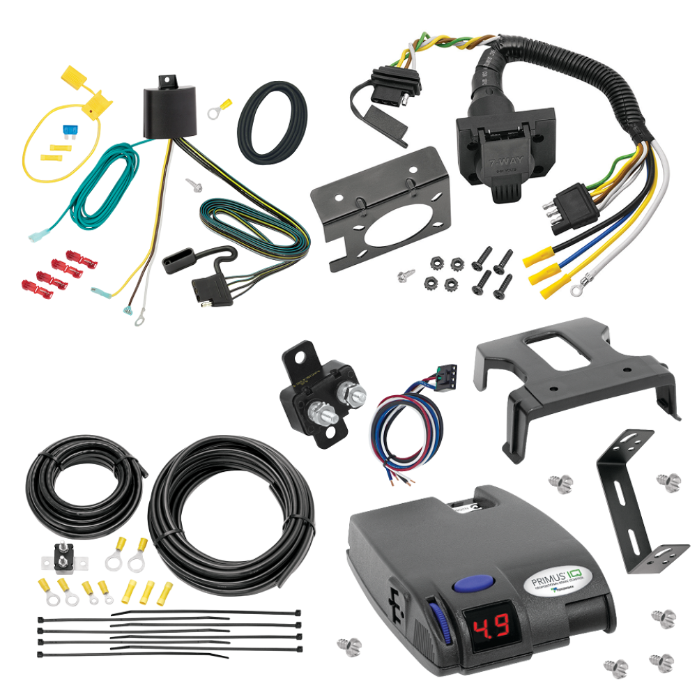 For 2015-2017 Lincoln MKC 7-Way RV Wiring + Tekonsha Primus IQ Brake Control By Tekonsha