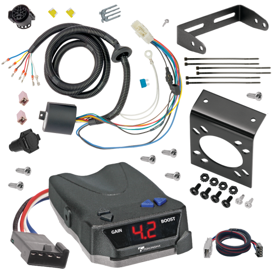 For 2016-2022 Honda Pilot 7-Way RV Wiring + Tekonsha BRAKE-EVN Brake Control + Plug & Play BC Adapter By Tekonsha