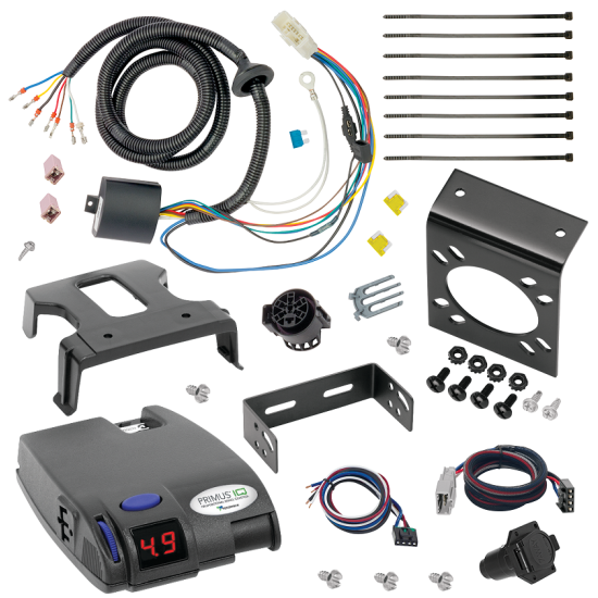 For 2016-2022 Honda Pilot 7-Way RV Wiring + Tekonsha Primus IQ Brake Control + Plug & Play BC Adapter By Tekonsha