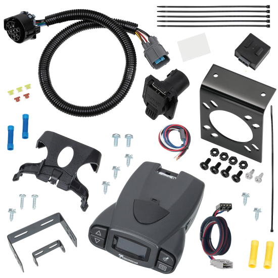 For 2017-2024 Honda Ridgeline 7-Way RV Wiring + Tekonsha Prodigy P3 Brake Control + Plug & Play BC Adapter (For All Styles Models) By Tekonsha