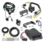 For 1991-1995 Plymouth Voyager 7-Way RV Wiring + Tekonsha BRAKE-EVN Brake Control + Generic BC Wiring Adapter By Tekonsha