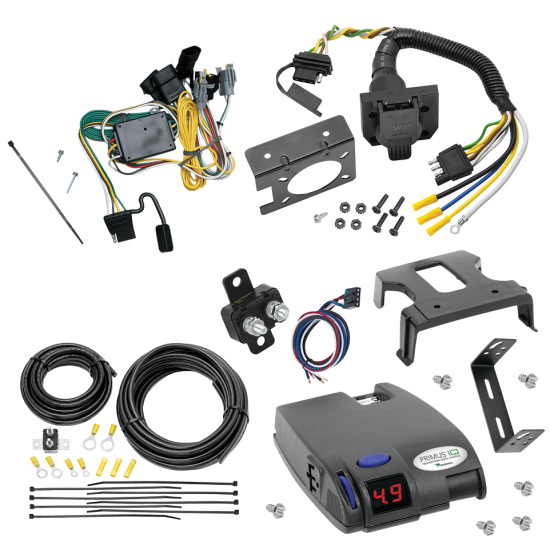 For 2001-2003 Mazda Tribute 7-Way RV Wiring + Tekonsha Primus IQ Brake Control By Tekonsha