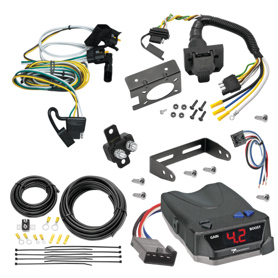 For 2000-2003 Ford Ranger 7-Way RV Wiring + Tekonsha BRAKE-EVN Brake Control + Generic BC Wiring Adapter By Tekonsha