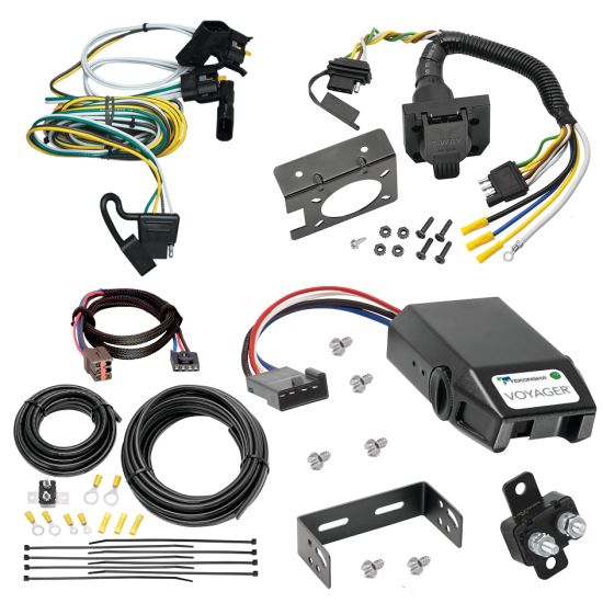 For 2003-2004 Lincoln Aviator 7-Way RV Wiring + Tekonsha Voyager Brake Control + Plug & Play BC Adapter By Tekonsha