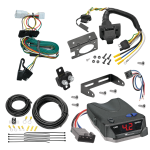 For 1997-2001 Jeep Cherokee 7-Way RV Wiring + Tekonsha BRAKE-EVN Brake Control + Generic BC Wiring Adapter By Tekonsha