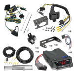 For 1997-1997 Jeep Wrangler 7-Way RV Wiring + Tekonsha BRAKE-EVN Brake Control + Generic BC Wiring Adapter By Tekonsha