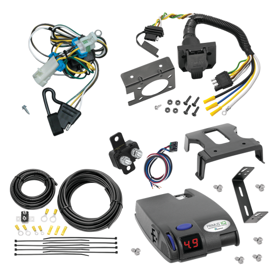 For 1998-2004 GMC Sonoma 7-Way RV Wiring + Tekonsha Primus IQ Brake Control By Tekonsha