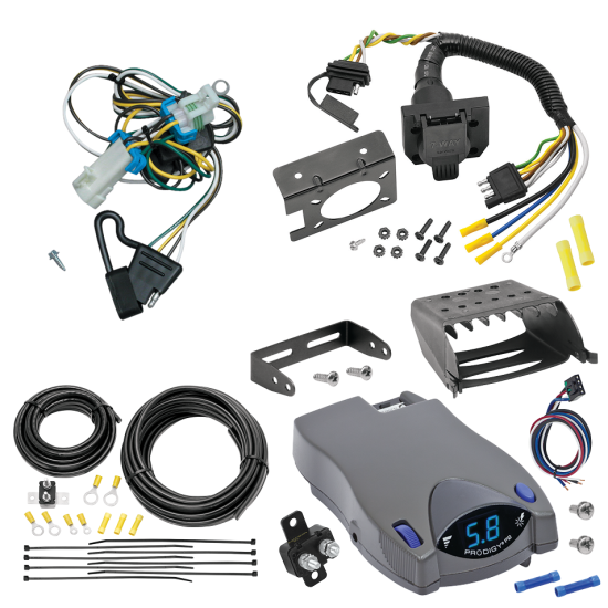 For 1998-2000 Isuzu Hombre 7-Way RV Wiring + Tekonsha Prodigy P2 Brake Control By Tekonsha