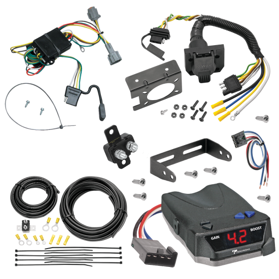 For 1998-1998 Nissan Quest 7-Way RV Wiring + Tekonsha BRAKE-EVN Brake Control + Generic BC Wiring Adapter By Tekonsha