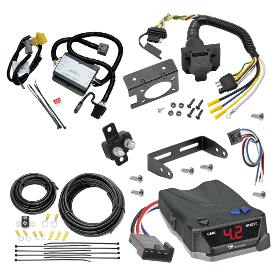 For 2000-2000 Toyota Tundra 7-Way RV Wiring + Tekonsha BRAKE-EVN Brake Control + Generic BC Wiring Adapter By Tekonsha