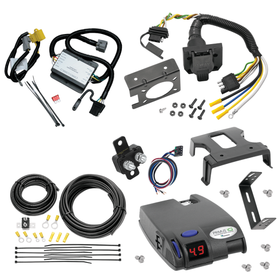 For 2000-2000 Toyota Tundra 7-Way RV Wiring + Tekonsha Primus IQ Brake Control By Tekonsha