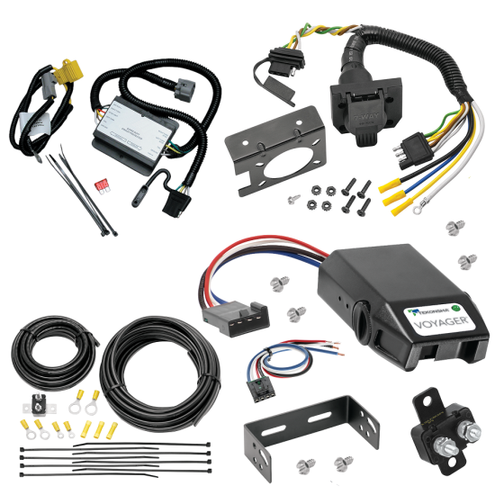 For 2000-2000 Toyota Tundra 7-Way RV Wiring + Tekonsha Voyager Brake Control + Generic BC Wiring Adapter By Tekonsha