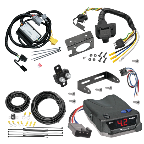 For 2001-2002 Toyota Tundra 7-Way RV Wiring + Tekonsha BRAKE-EVN Brake Control + Generic BC Wiring Adapter By Tekonsha