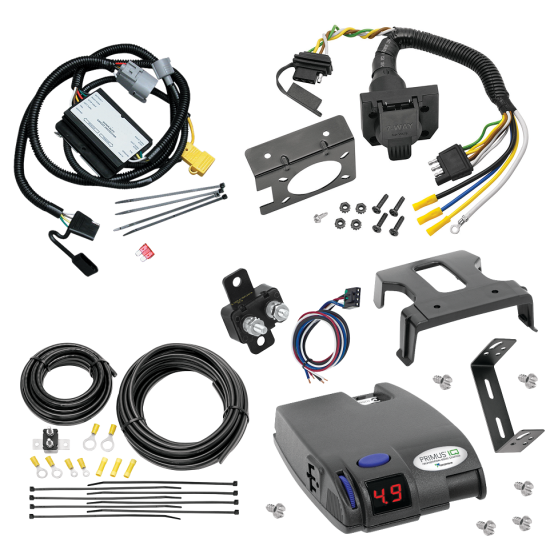 For 2001-2002 Toyota Tundra 7-Way RV Wiring + Tekonsha Primus IQ Brake Control By Tekonsha