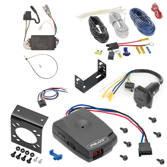 For 2006-2006 Pontiac Torrent 7-Way RV Wiring + Pro Series Pilot Brake Control + Generic BC Wiring Adapter By Tekonsha