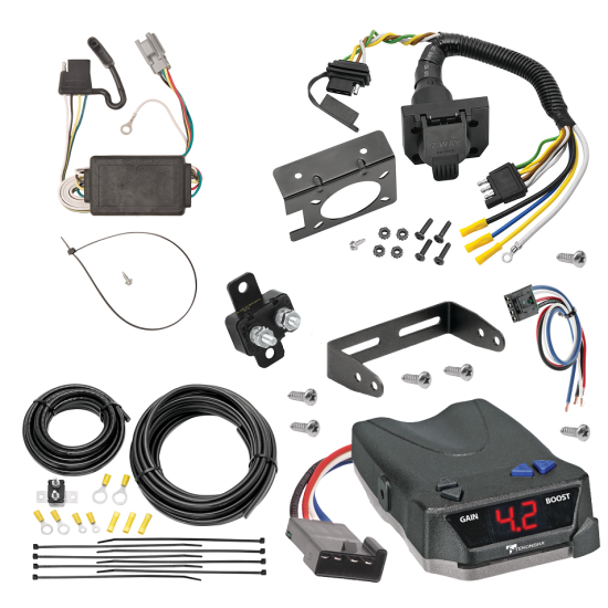 For 2006-2006 Pontiac Torrent 7-Way RV Wiring + Tekonsha BRAKE-EVN Brake Control + Generic BC Wiring Adapter By Tekonsha